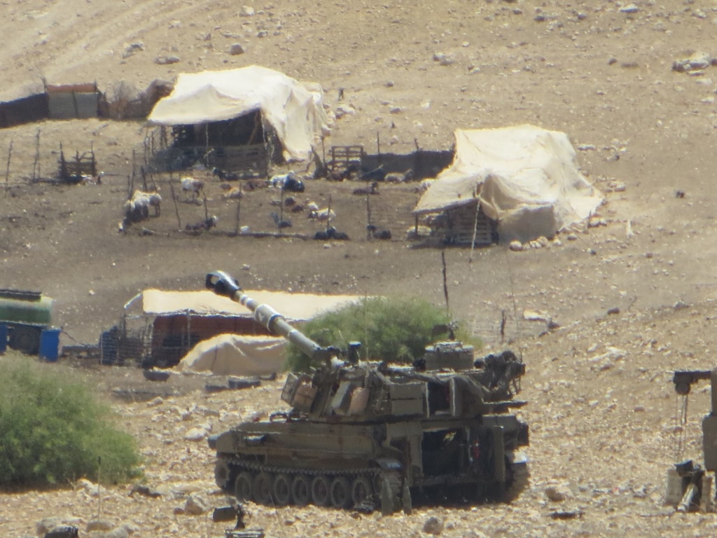 Entrainement de l’armée israélienne dans la vallée du Jourdain