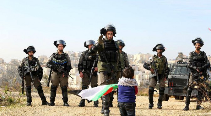 Bil’In le 23/12/2006, les enfants d’Abdallah Abu Rahma